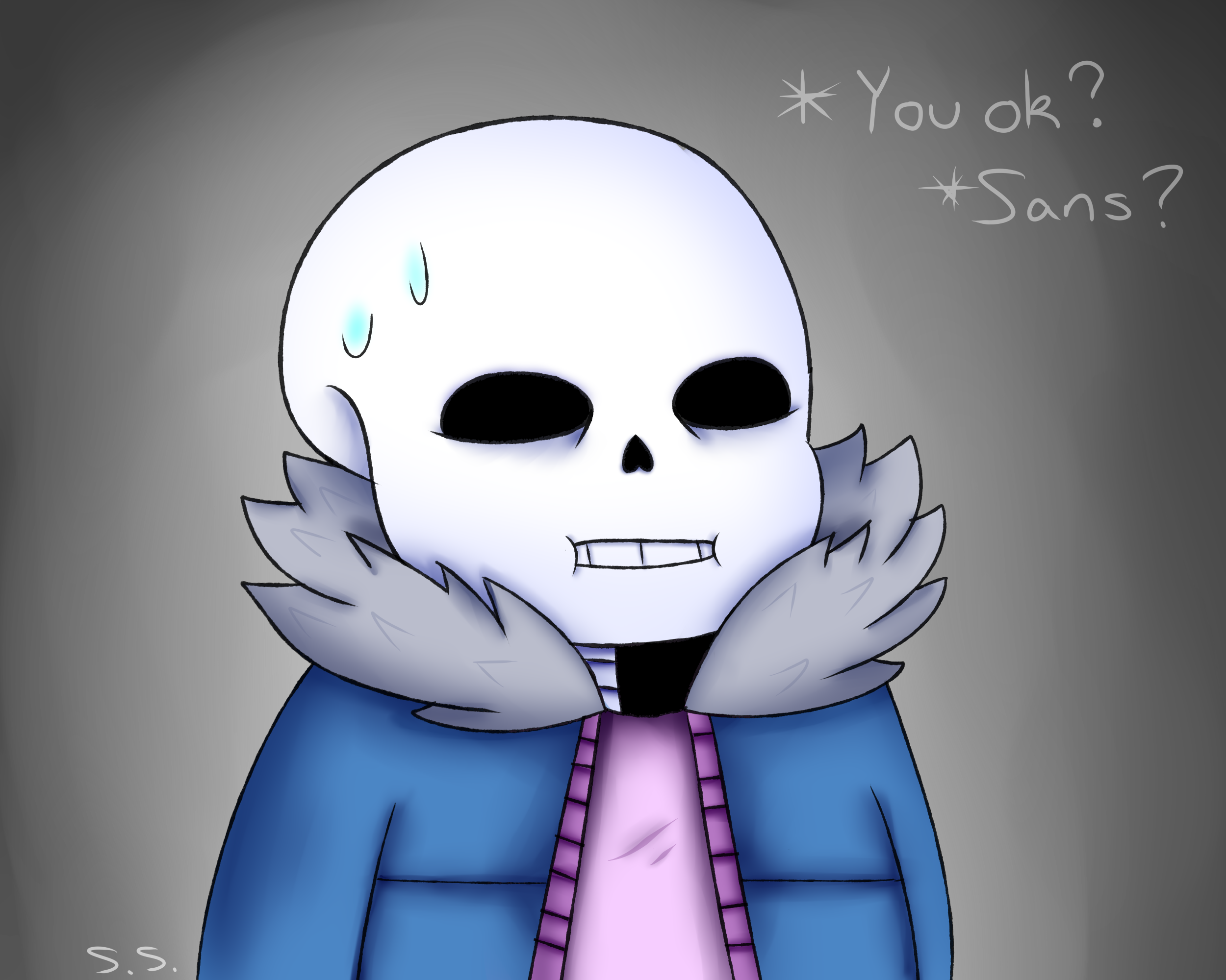 Myself and my best friend in our fave Sans Aus. (Drawn by me @Roxniie) : r/ fanart