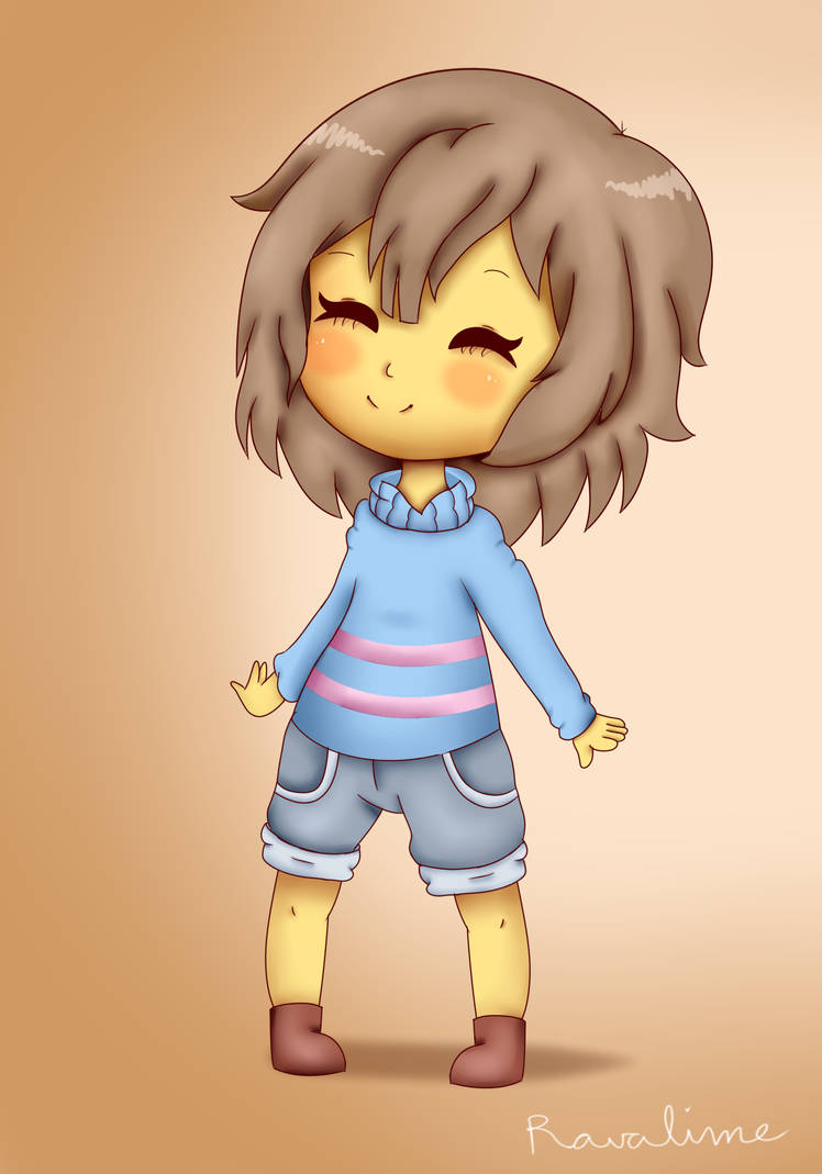 Frisk drawing by Ravalinne on DeviantArt
