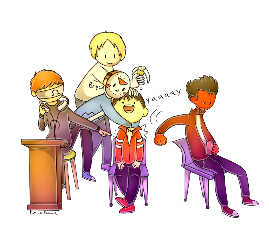 Draw the squad-Youtubers 5 part 2 by Ravalinne on DeviantArt