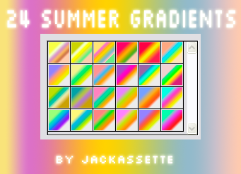 Summery Gradients by Jackassette on DeviantArt