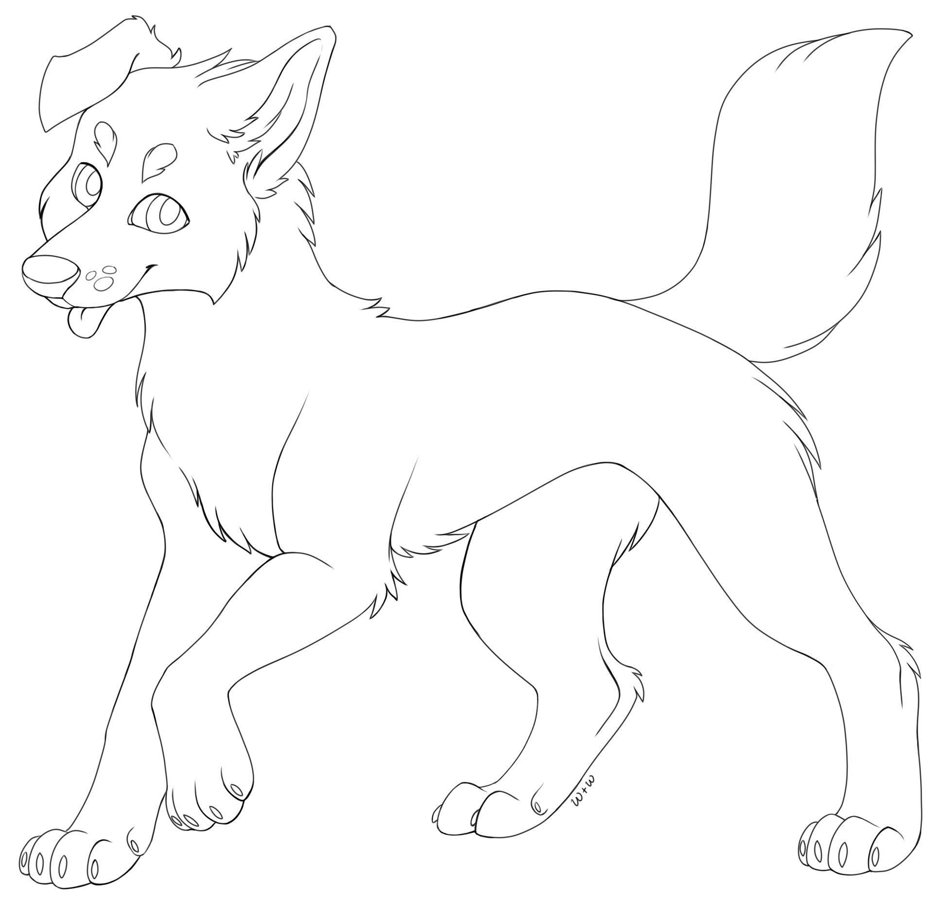 FREE USE DOG BASE by weaverofwiles on DeviantArt