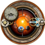 Rainmeter Skin for the Steampunk Orrery and Clock