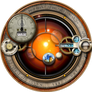 XWidget Skin for the Steampunk Orrery and Clock