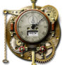 Weird Steampunk Clock Yahoo Widget