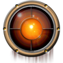 Steampunk Space Porthole Icon