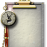 Steampunk Glass Clipboard Icon