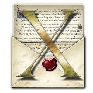 Steampunk X Open Envelope Icon