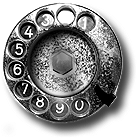 Steampunk Dial GreyScale Skype Icon