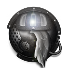 Steampunk Firefox GreyScale Icon