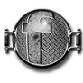 Steampunk Greyscale Facebook Icon