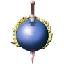 Steampunk Neptune with Sword Icon