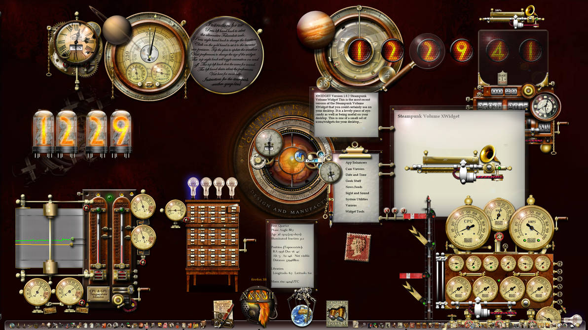 Steampunk Theme Windows 10 Desktop By Yereverluvinuncleber On Deviantart