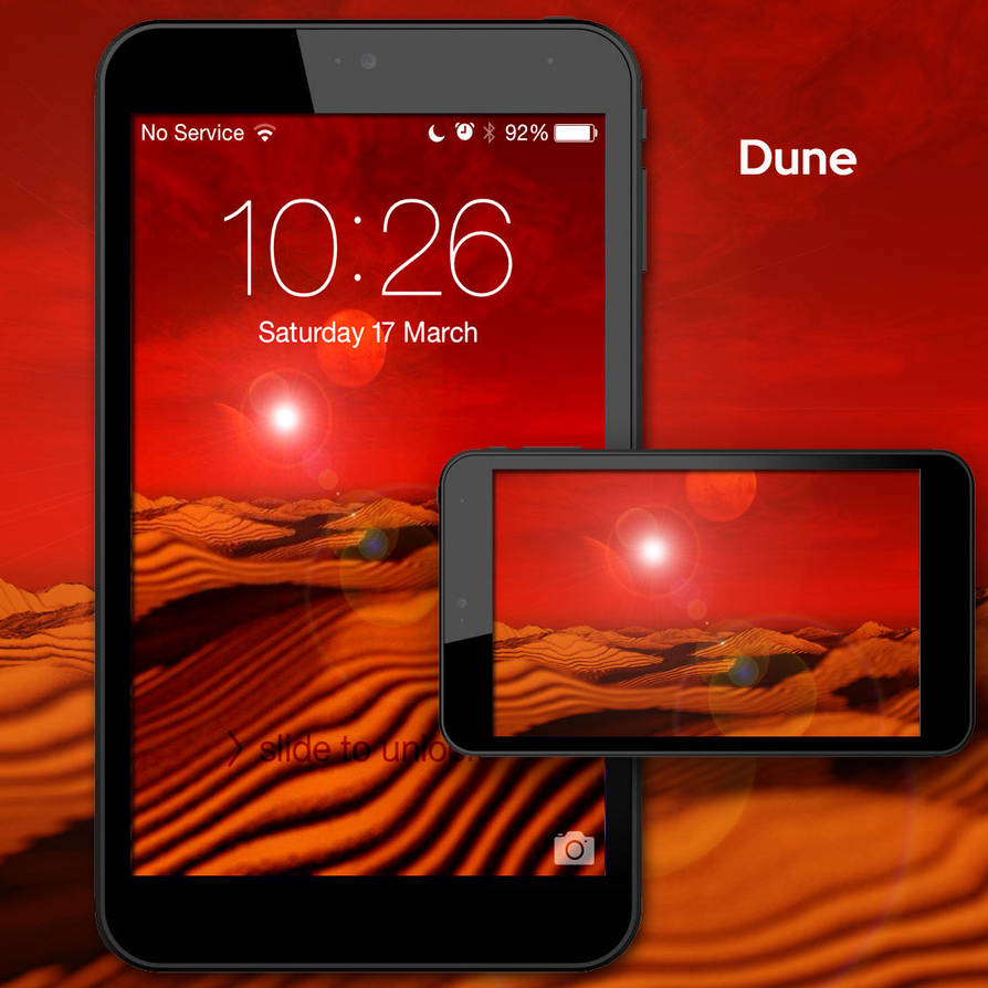 Dune Arrakis Desert Landscape Mobile Wallpaper By