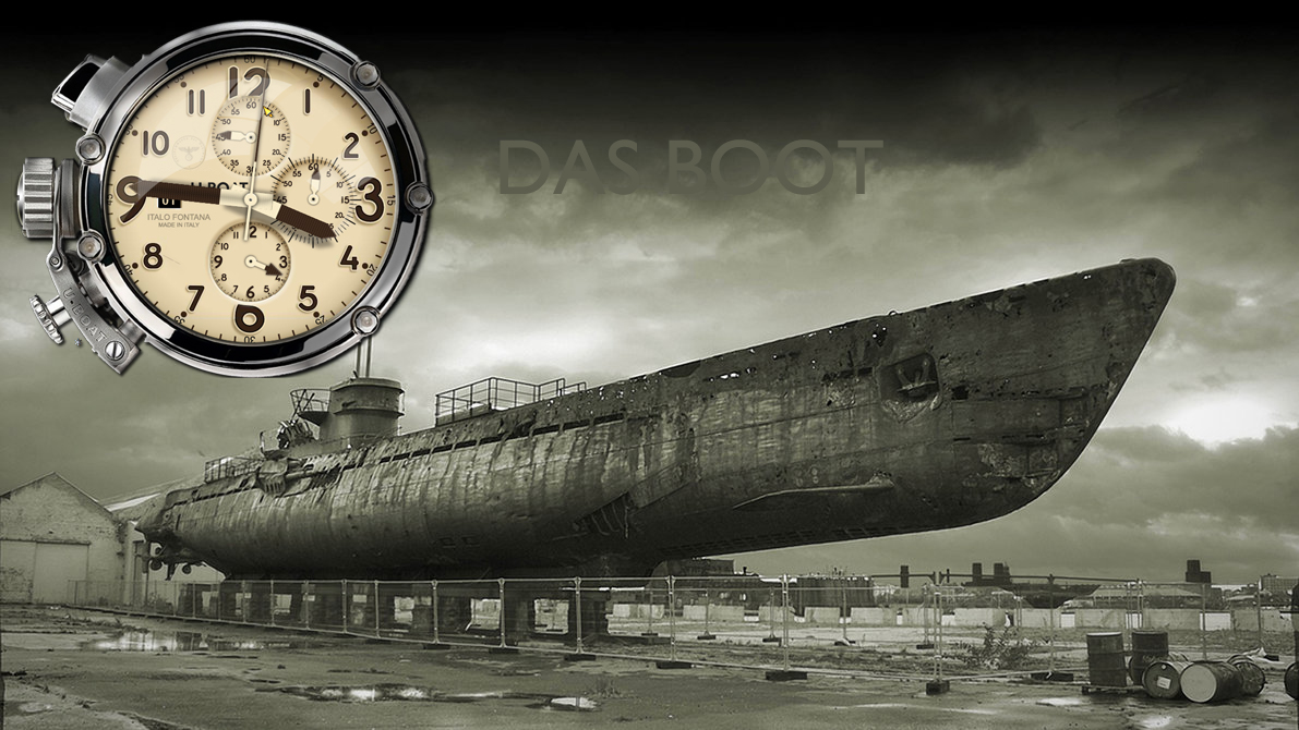 U-Boat Dual Time Clock XWidget