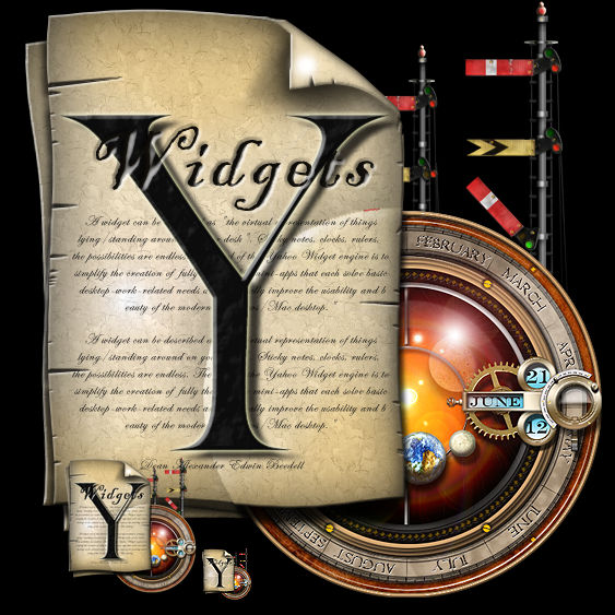 Steampunk Yahoo Widgets Icon by yereverluvinuncleber on DeviantArt