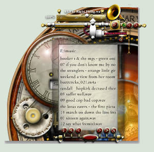 Steampunk media player Xwidget 2.0.1