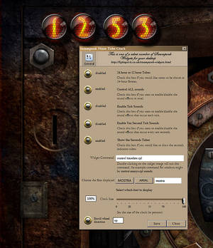 Steampunk Thermionic Nixie Tube XWidget Type 3