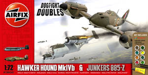 Airfix Hawker Hound + JU885 late 2000s box style