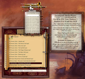 Steampunk MediaPlayer Ywidget 1.0.14a