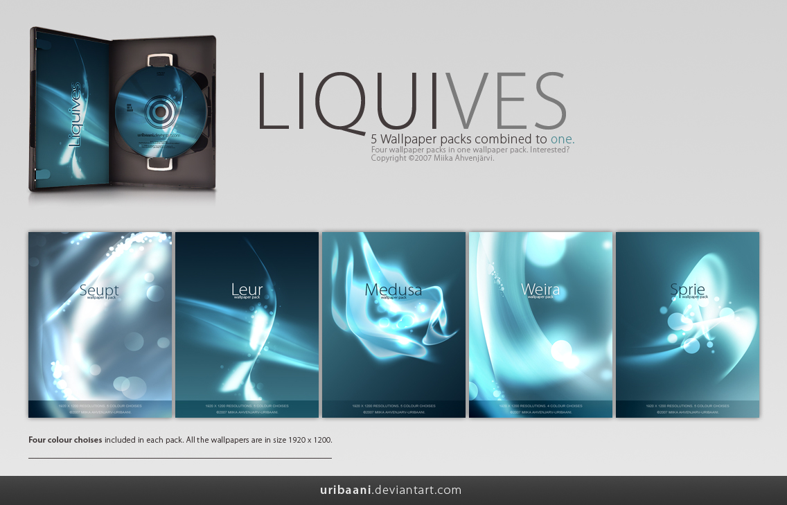 Liquives -Wallpaper pack.