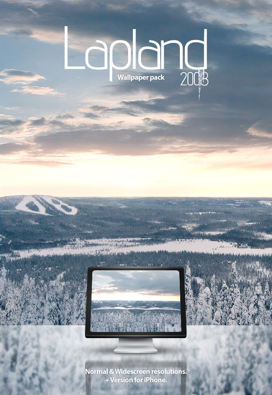 Lapland 2008 -Wallpaper pack.