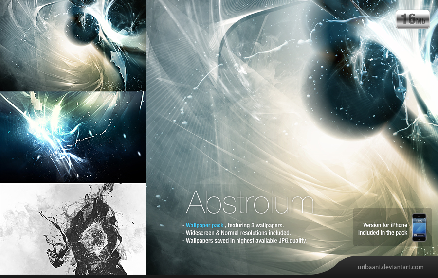 Abstroium -Wallpaper pack.