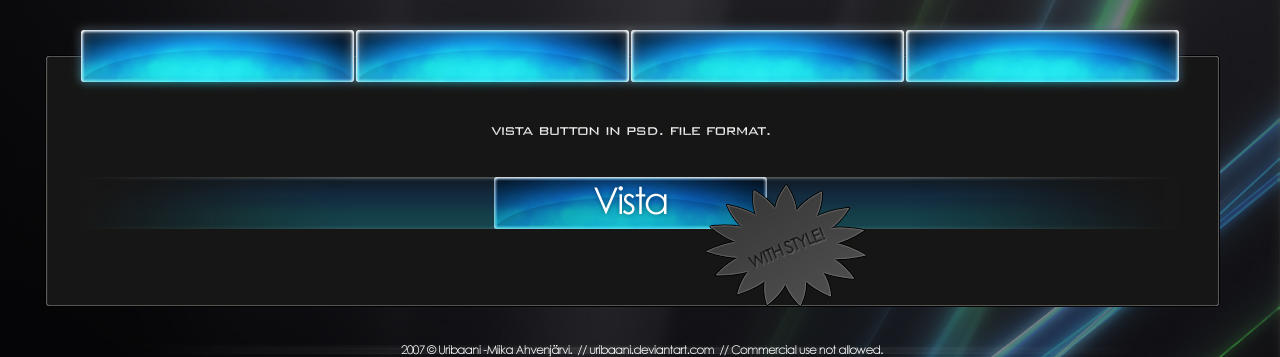 Vista Button. by Uribaani, visual art