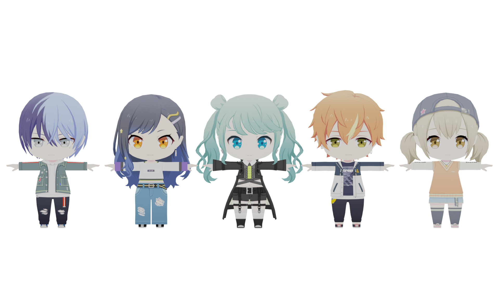 Project Sekai - MySEKAI VividBadSquad 3D Models by