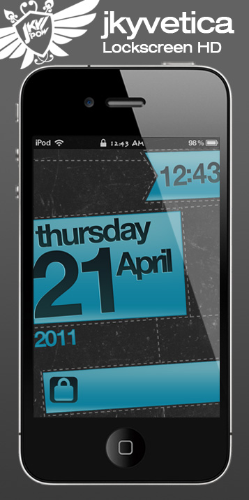 jkyvetica-Lockscreen Theme HD