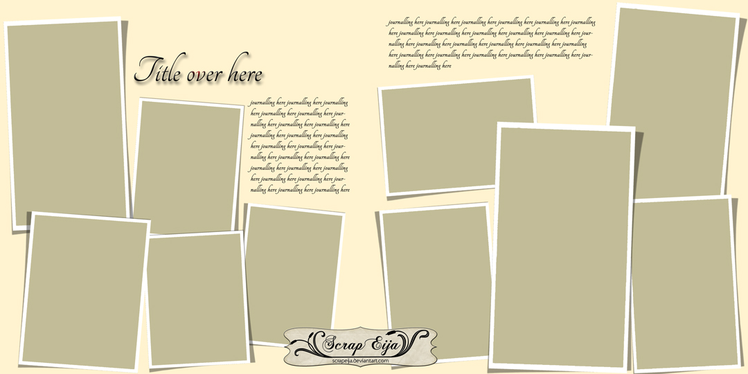 Double page template 006-007