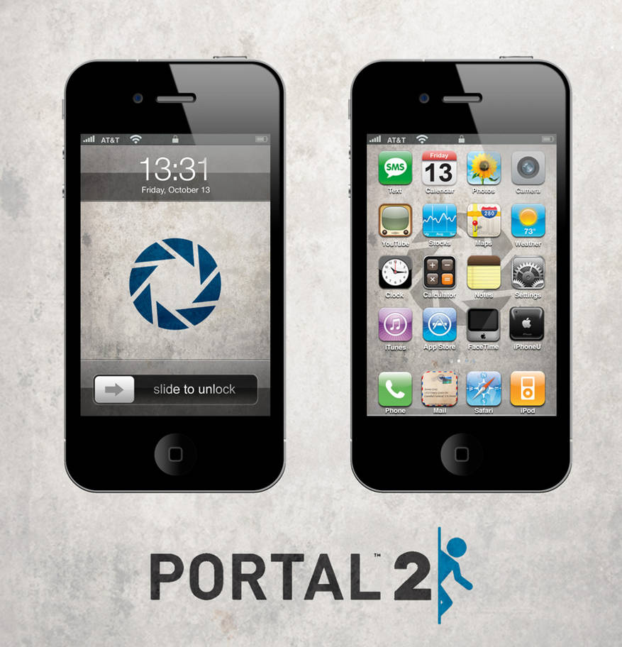 Portal 2 Iphone Ipad Wallpaper Lite By Sirpatrick1st On Deviantart
