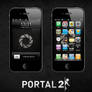 Portal 2 iPhone/iPad Wallpaper Dark