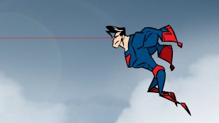 Superman animation