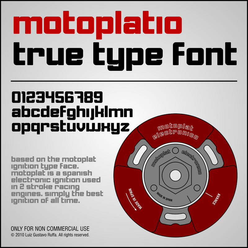 Motoplatio Font
