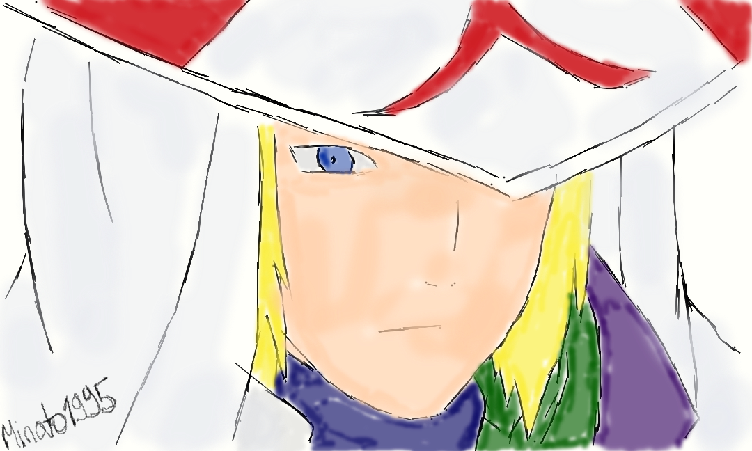 COMO DESENHAR Minato Namikaze (Yondaime Hokage)