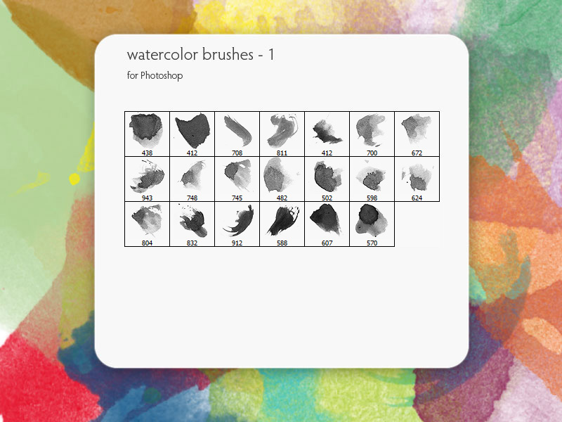 Watercolor Brushes 1 By Jmb1 On Deviantart