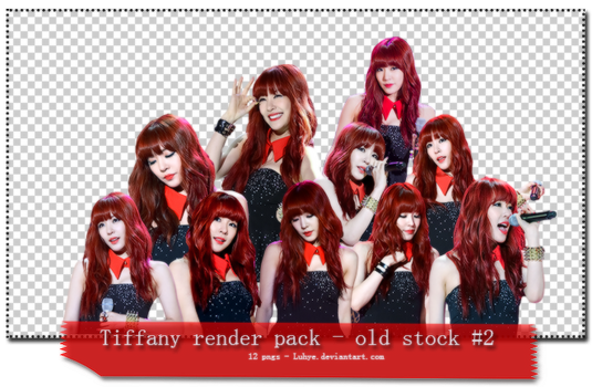 (PNGs pack #17) Tiffany render pack - old stock #2