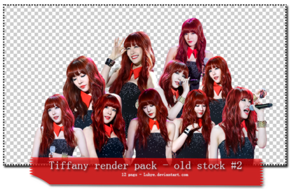 (PNGs pack #17) Tiffany render pack - old stock #2