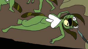 it is a frog or it is a raccoon or it is a both