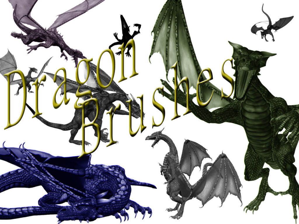 Dragon Brushes by nara6200 on DeviantArt