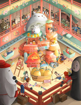 Studio Ghibli FanArt - Happy Bday Hayao Miyazaki
