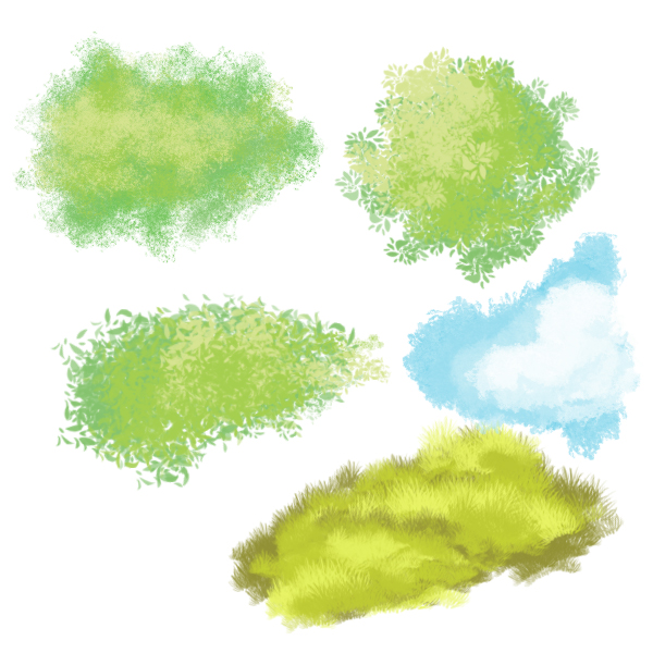 Nature Brushes by claireone