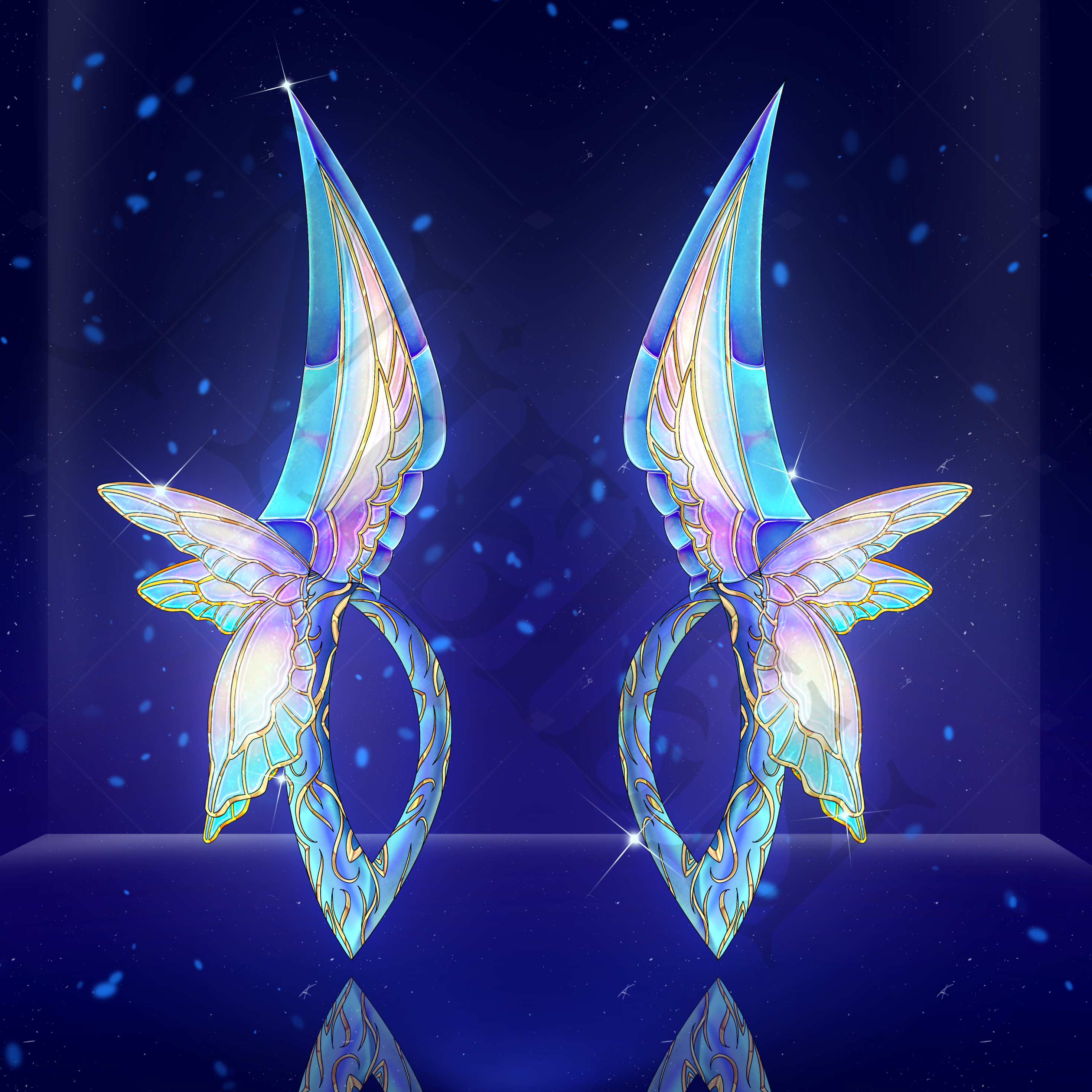 ADOPTABLE [OPEN] Pearl Butterfly Daggers # 21 by Nieien on DeviantArt