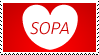 Stamp: I Heart SOPA