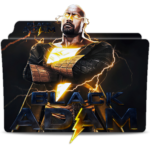 Black Adam 2022 folder icon 01 by HeshanMadhusanka3 on DeviantArt