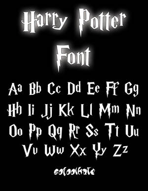 Harry Potter Font