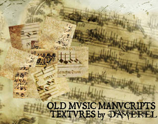 Textures: Old Music Manuscript