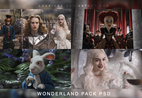 Wonderland | pack psds.