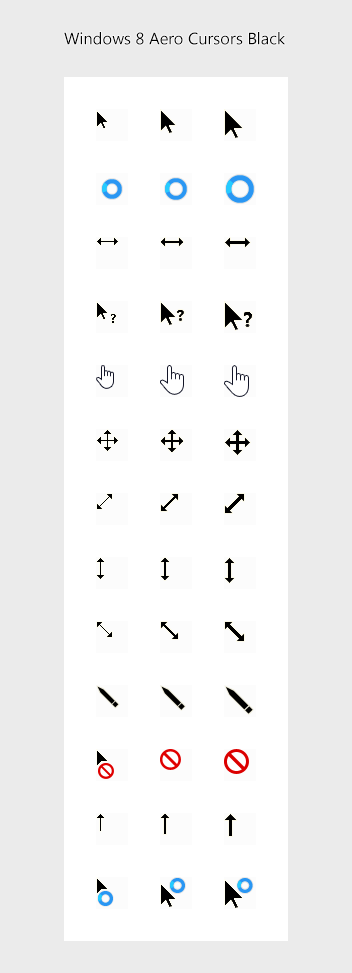 Black Arrow Cursor Pack by Atalor on DeviantArt