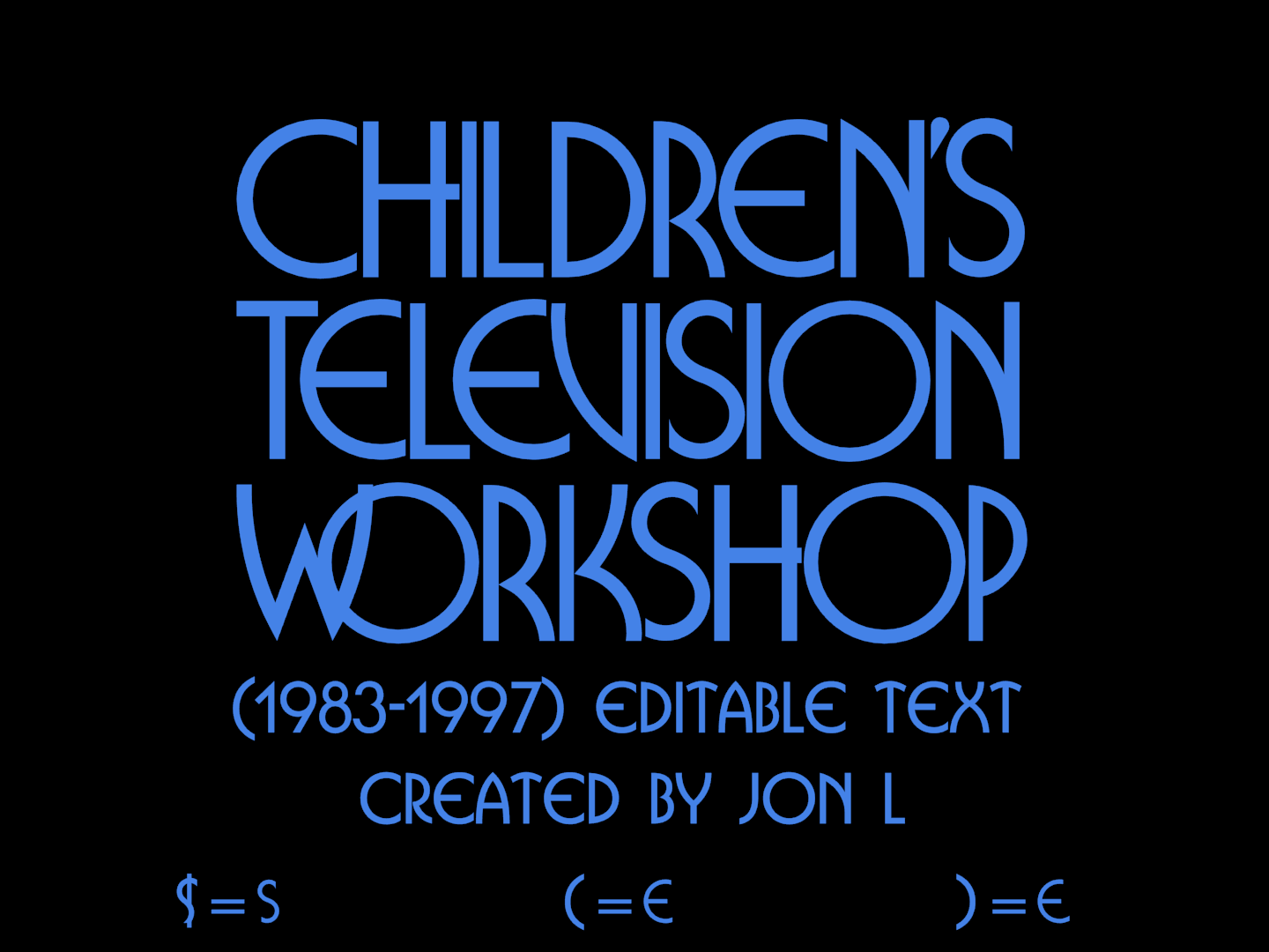 CTW (1983-1997) Editable Text by jonathon3531 on DeviantArt
